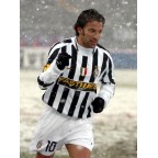 Juventus 2003-2004 Del Piero #10 Homekit Nameset Printing